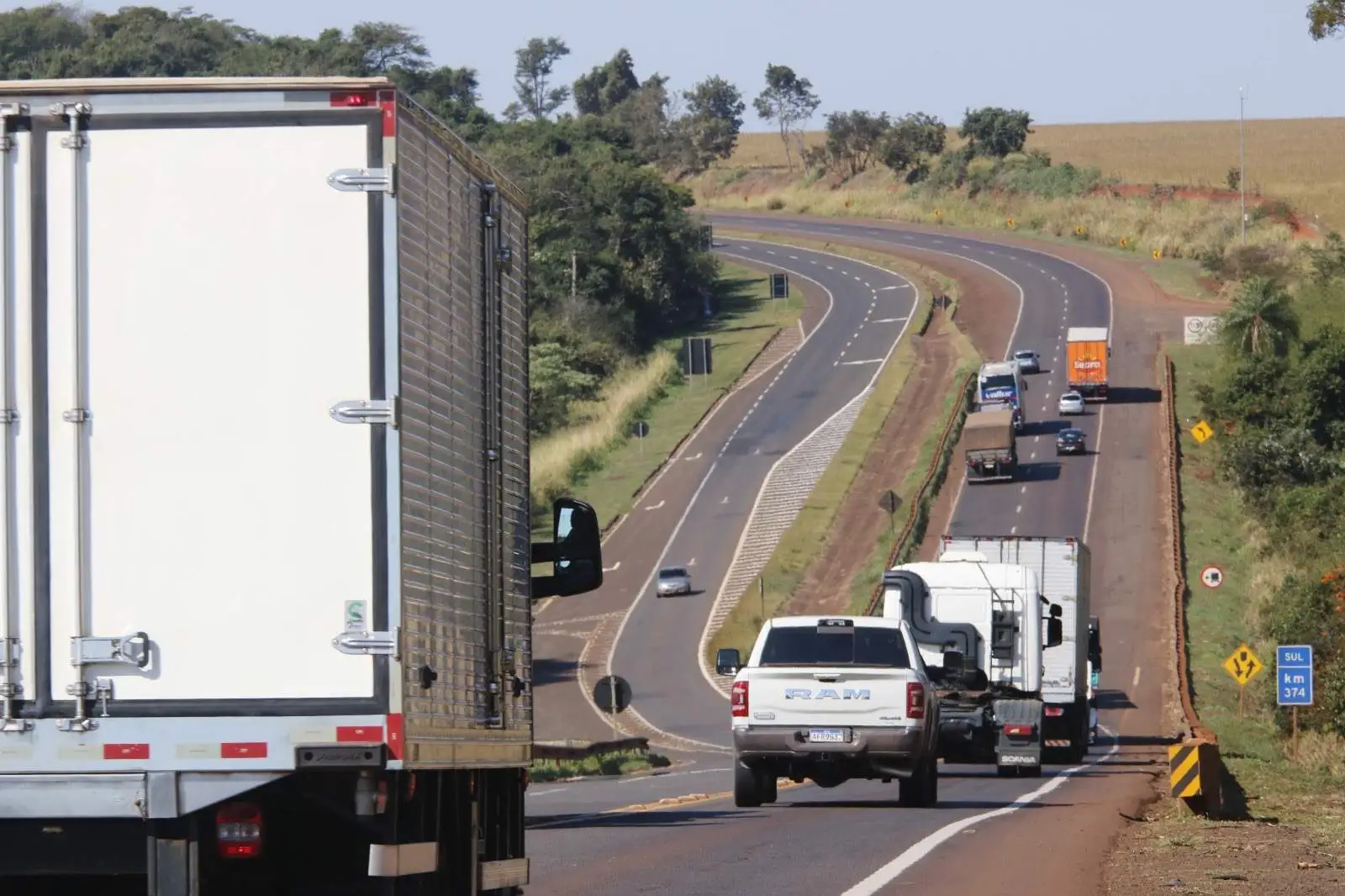 BR-163 termina feriadão sem mortes no norte de MS, mas registra 27 acidentes