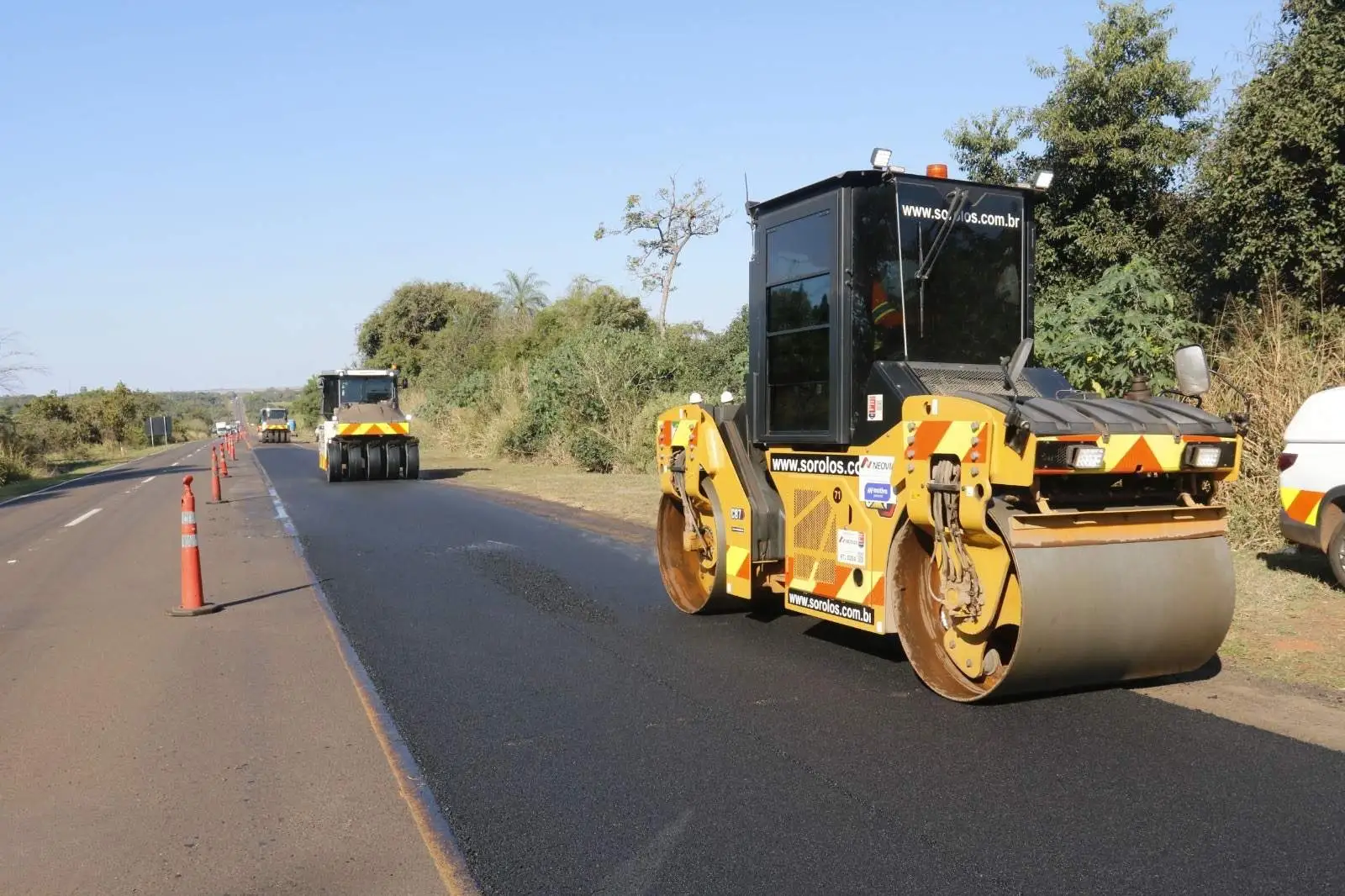 Obras na BR-163 provocam desvios e pare-e-siga em Sonora, Pedro Gomes, Coxim, Rio Verde e Camapuã